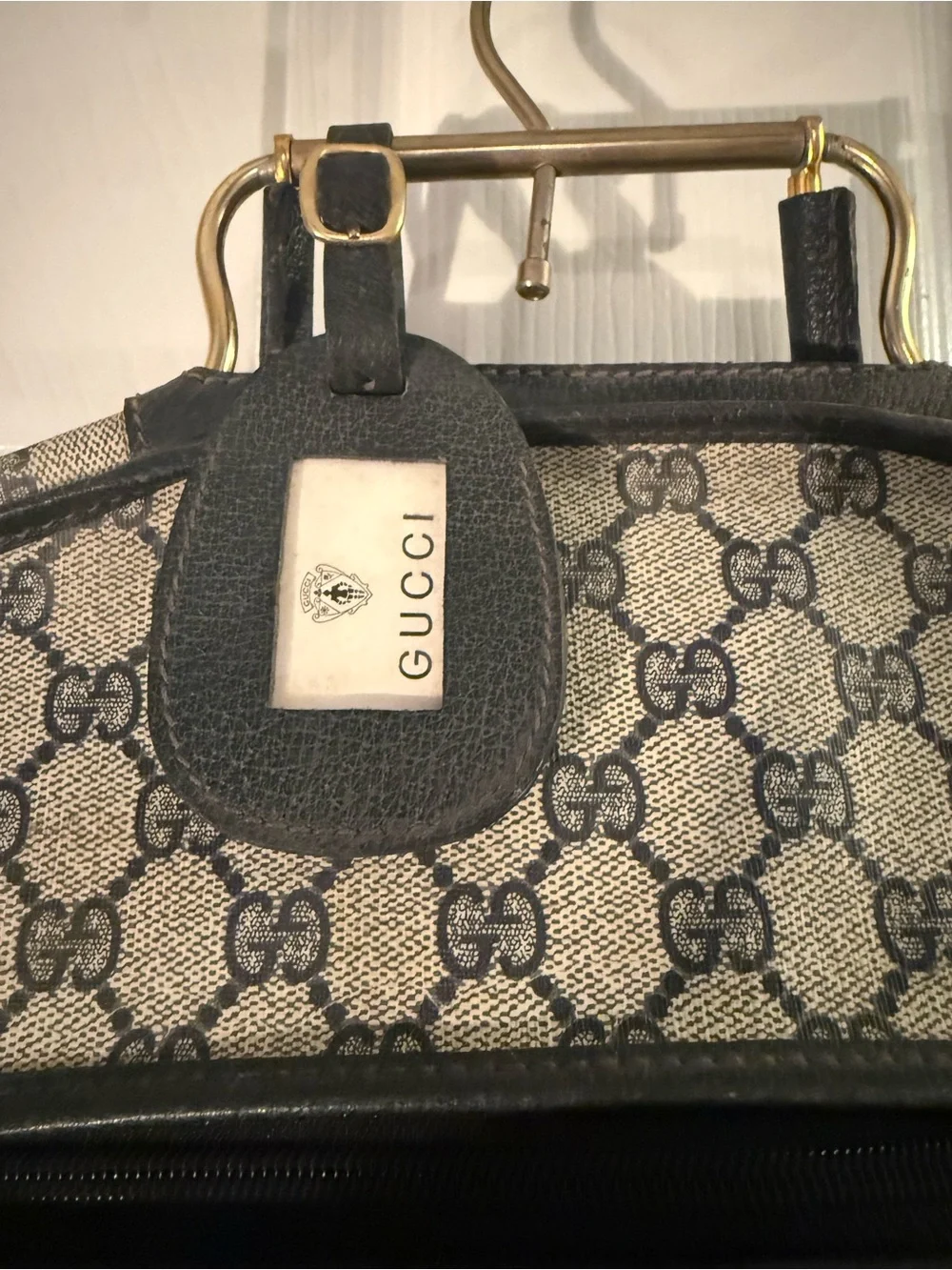 Gucci Beige and Blue GG Monogram Garment Cover